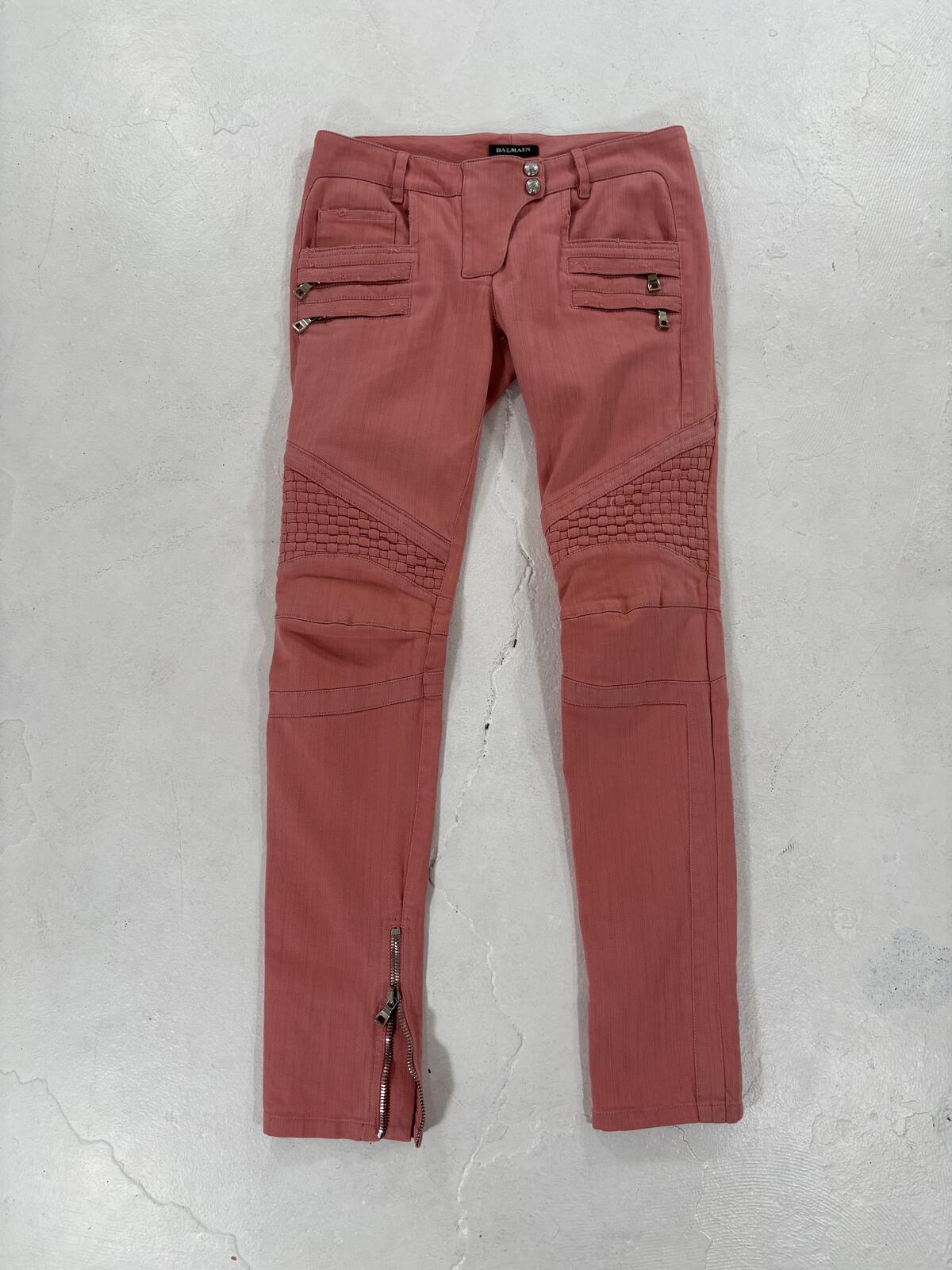 Balmain Pink Woven Pants