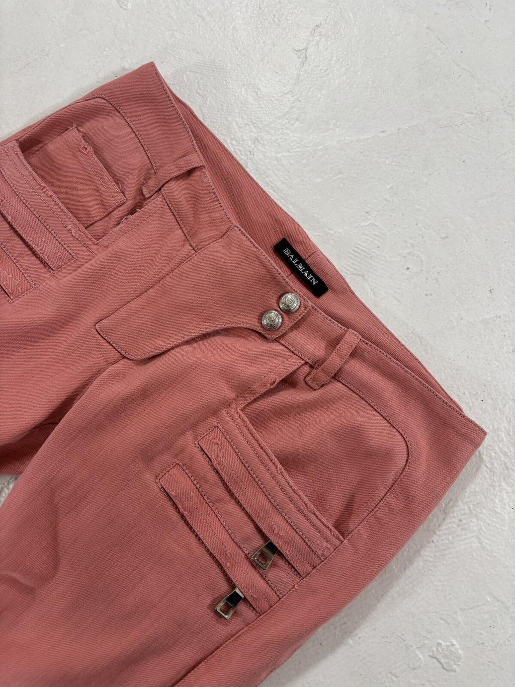 Balmain Pink Woven Pants
