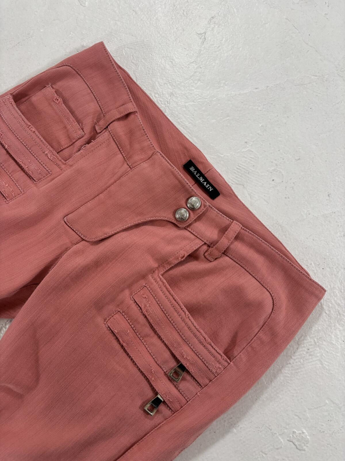 Balmain Pink Woven Pants