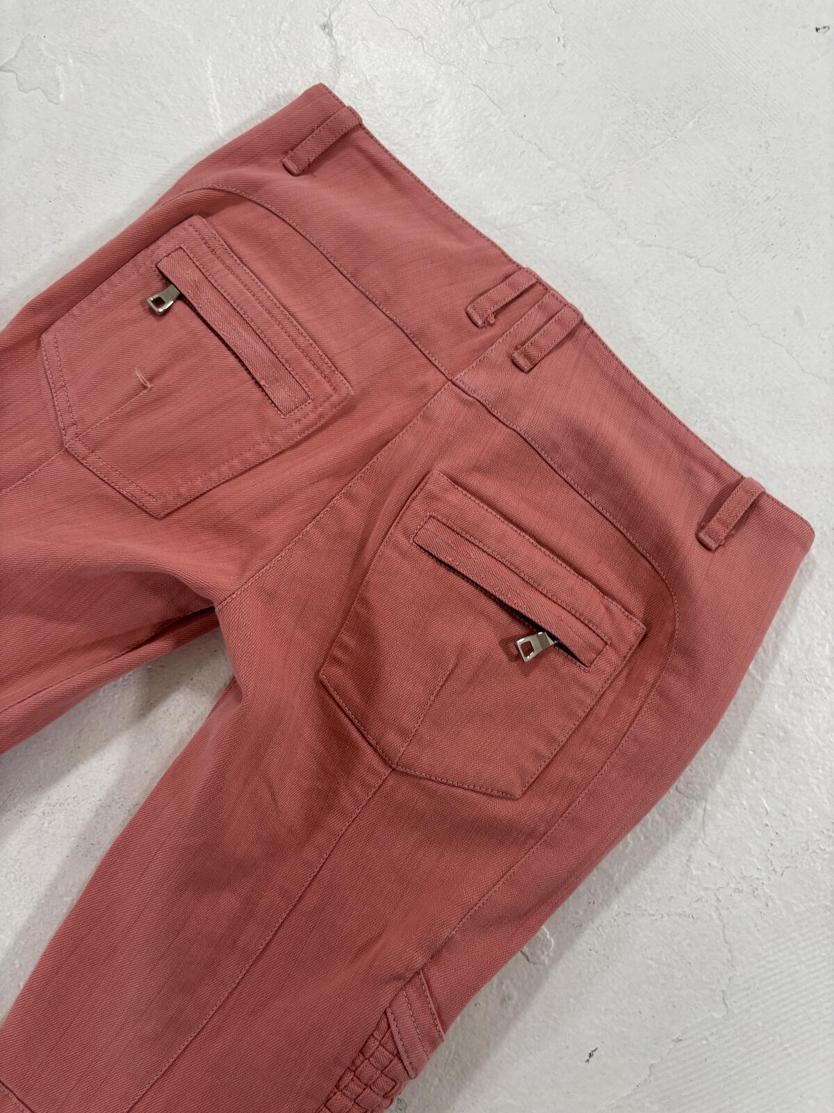 Balmain Pink Woven Pants