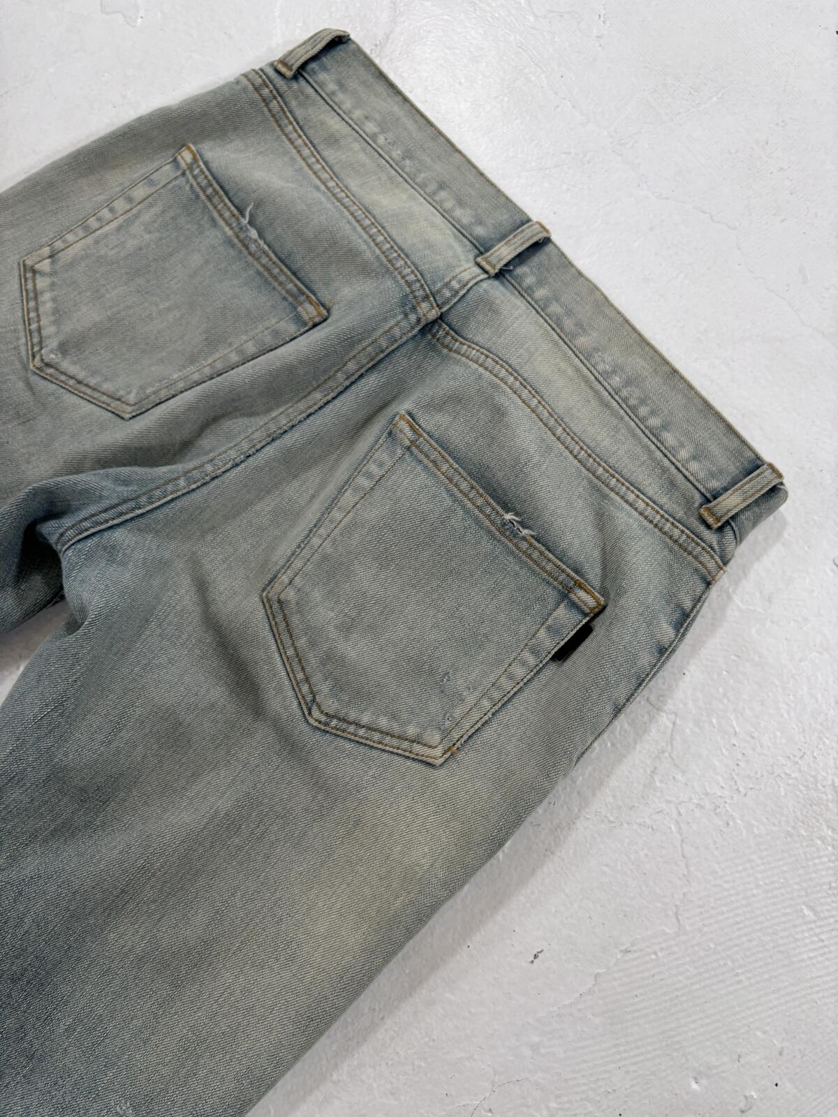 Saint Laurant Crash Denim