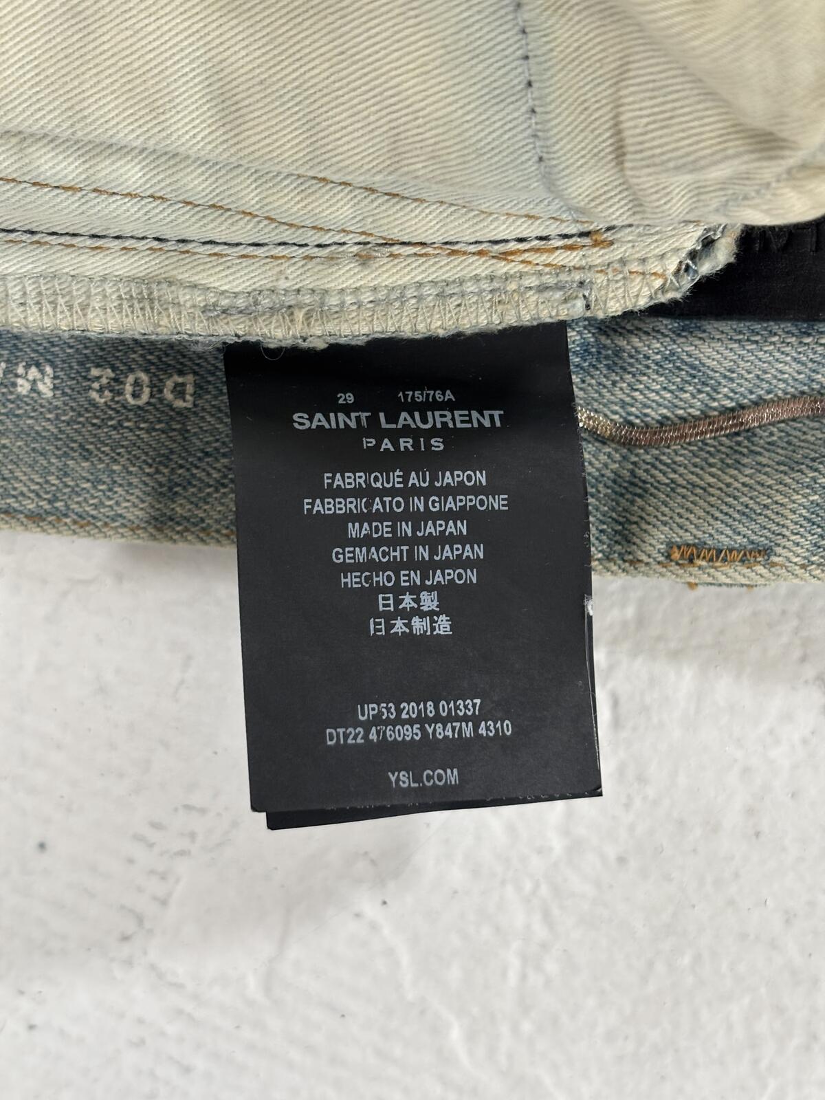 Saint Laurant Crash Denim