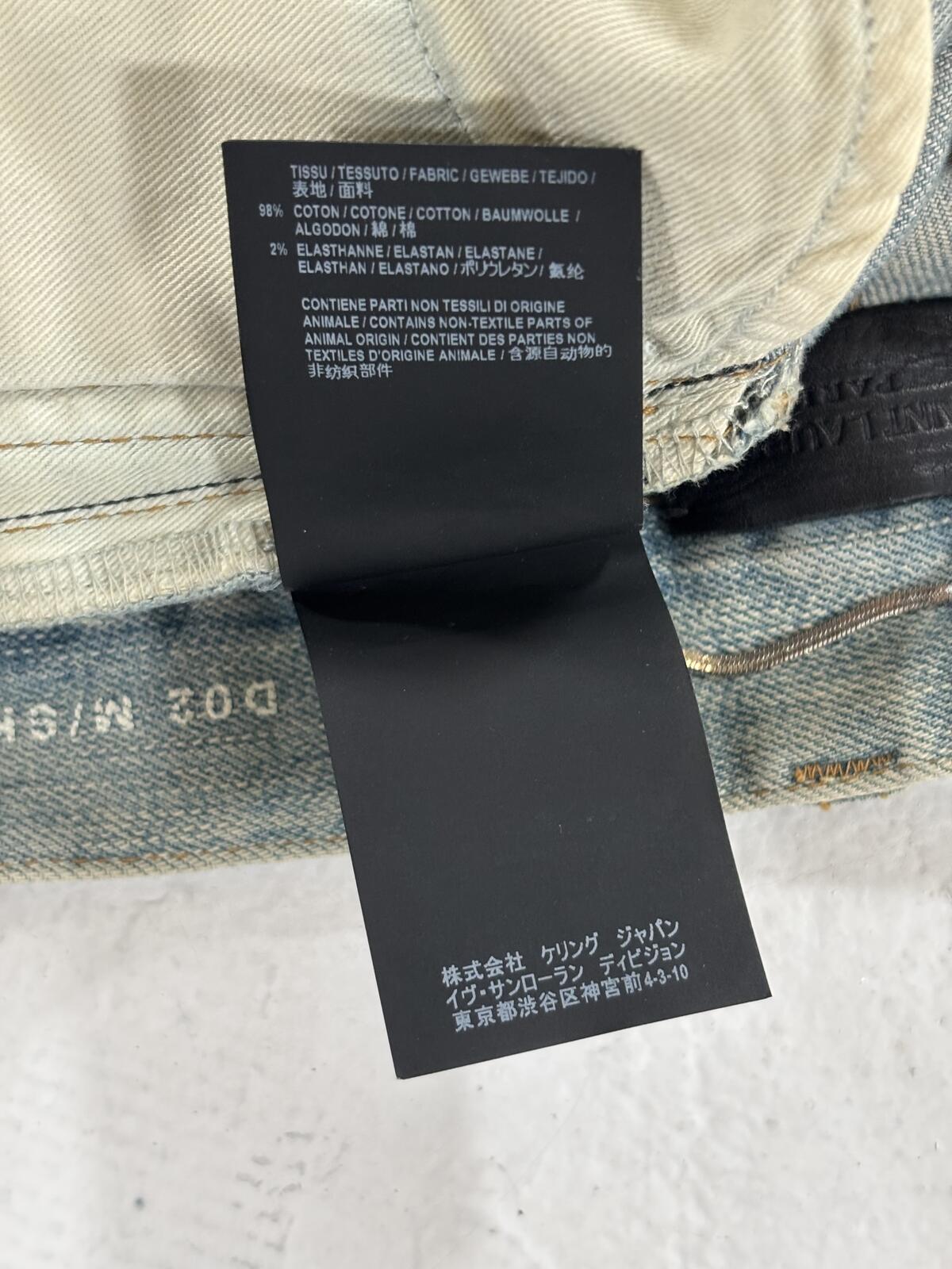 Saint Laurant Crash Denim