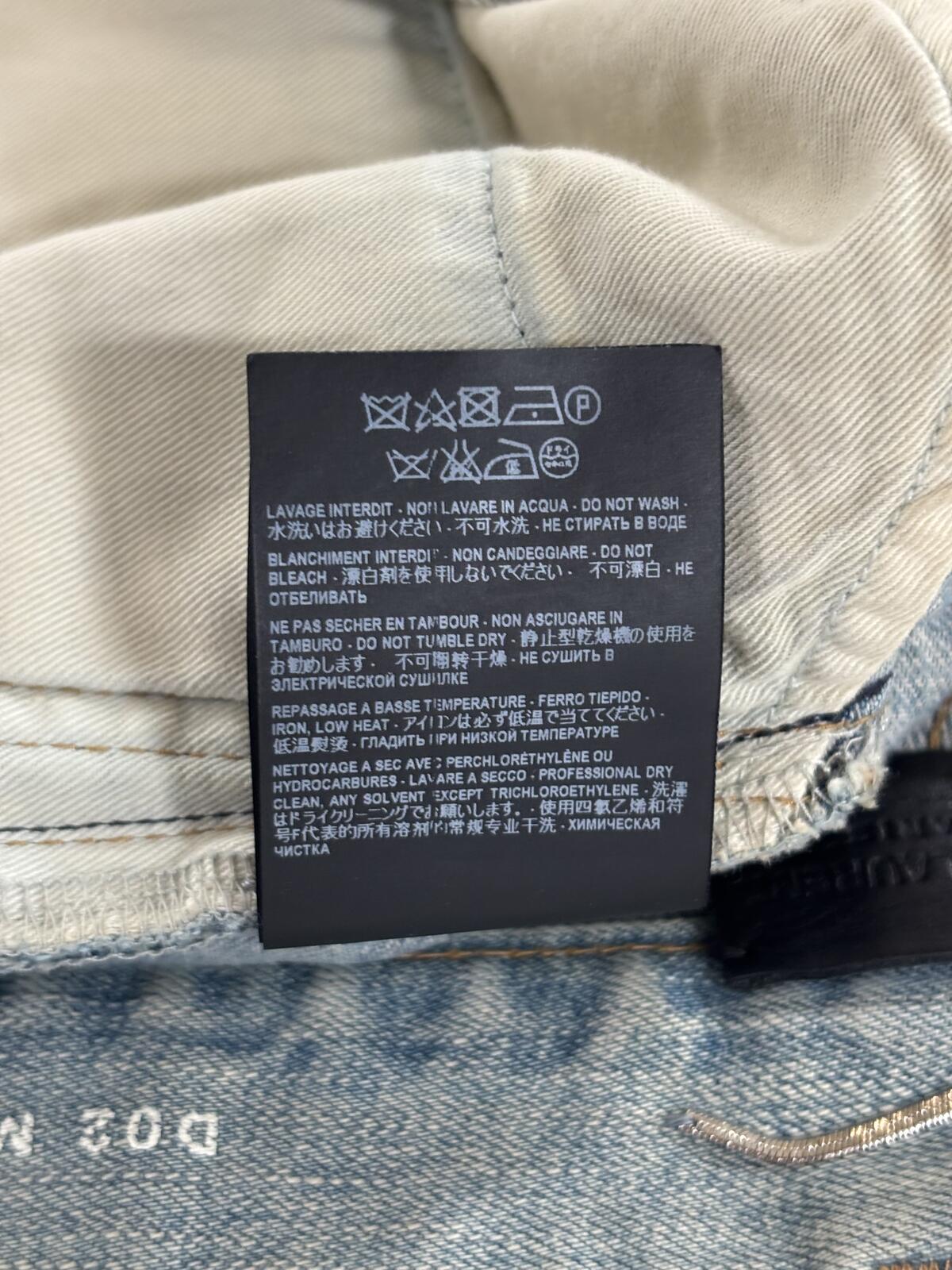 Saint Laurant Crash Denim