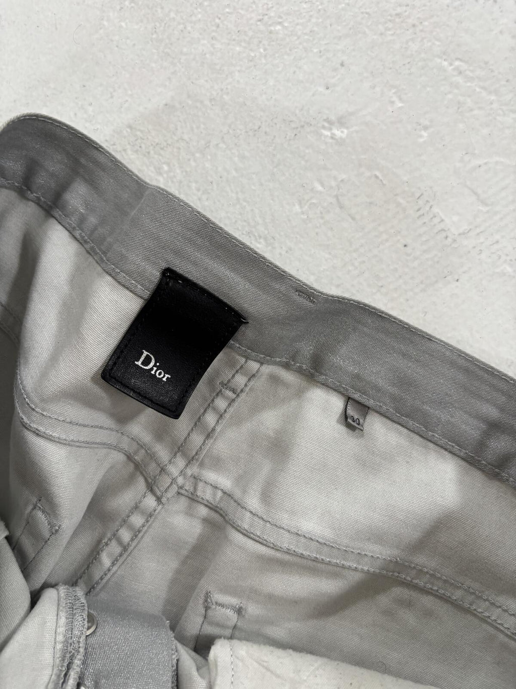 Dior Homme Ss06 silver glitter denim