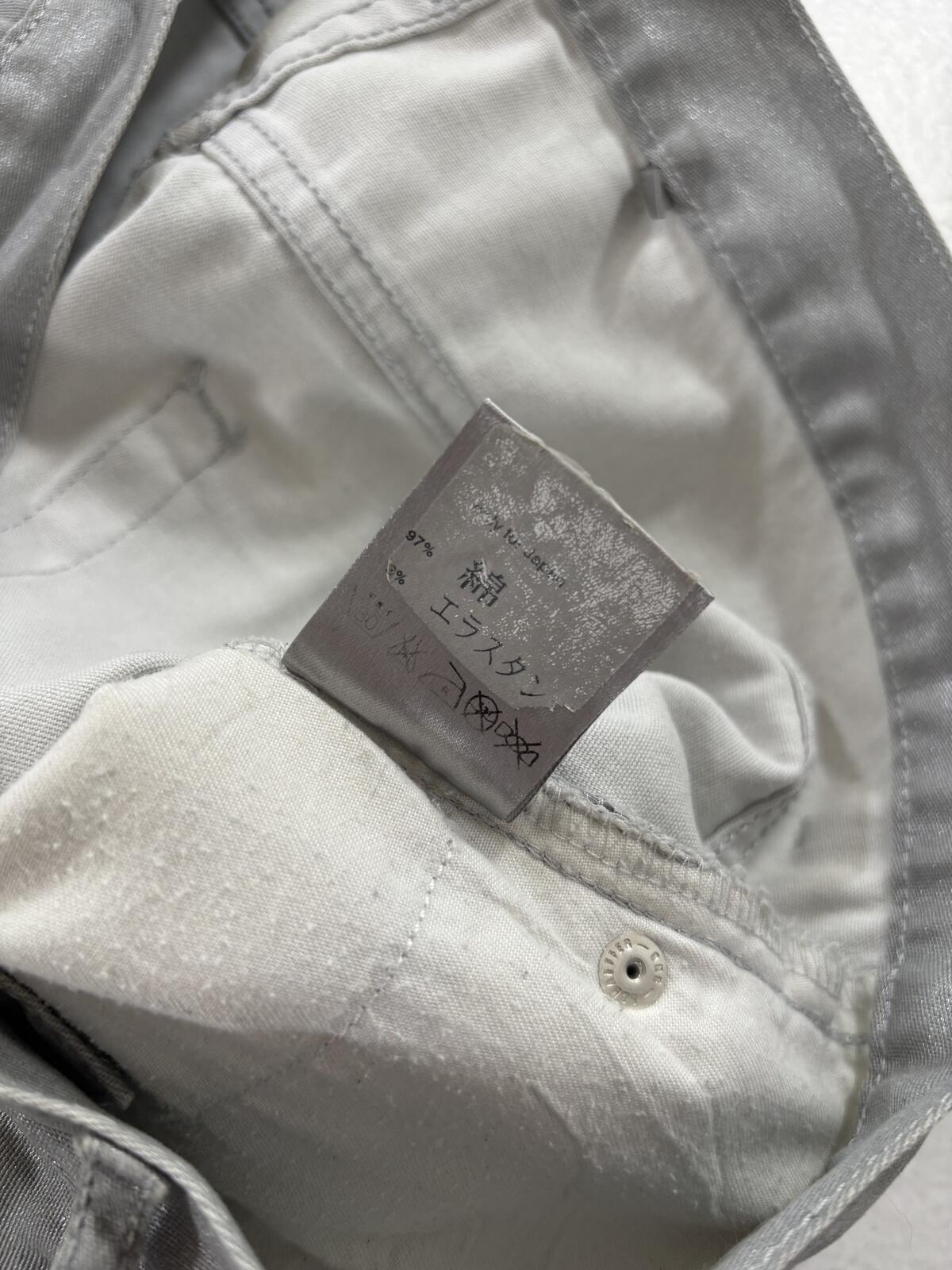 Dior Homme Ss06 silver glitter denim