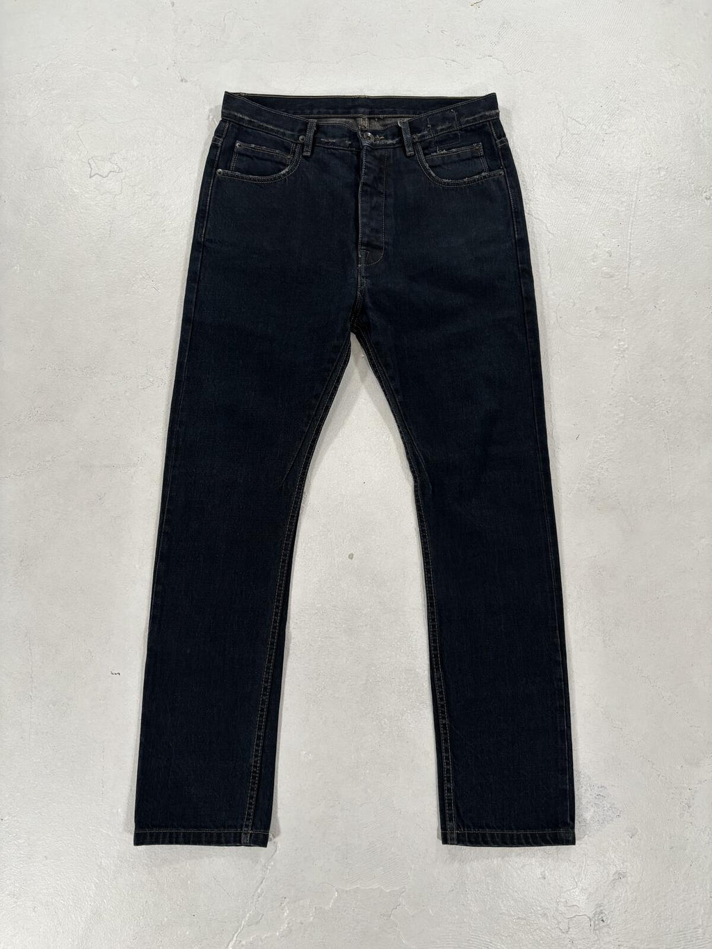 Rick Owens Raw Selvage Torrance Jeans
