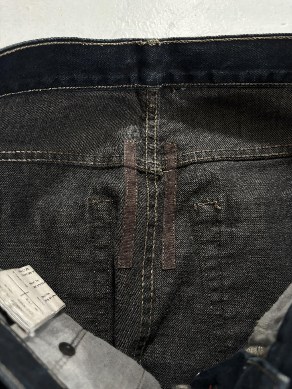 Rick Owens Raw Selvage Torrance Jeans