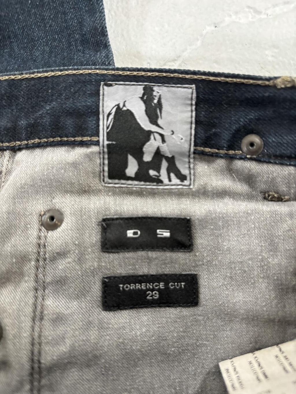Rick Owens Raw Selvage Torrance Jeans