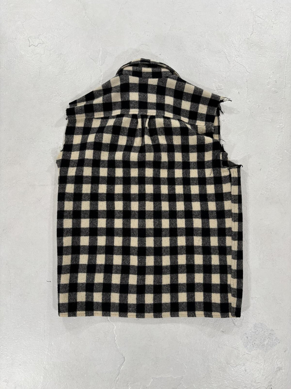 Raf Simons AW04 Sleeveless Flannel