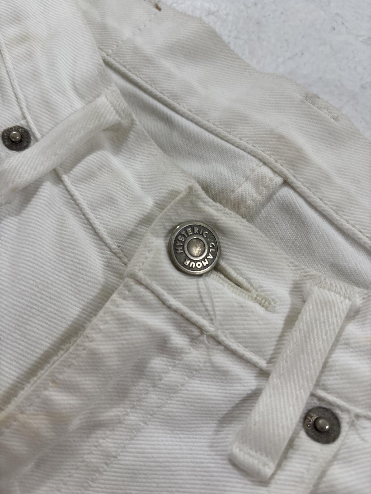 Hysteric Hagi White Denim