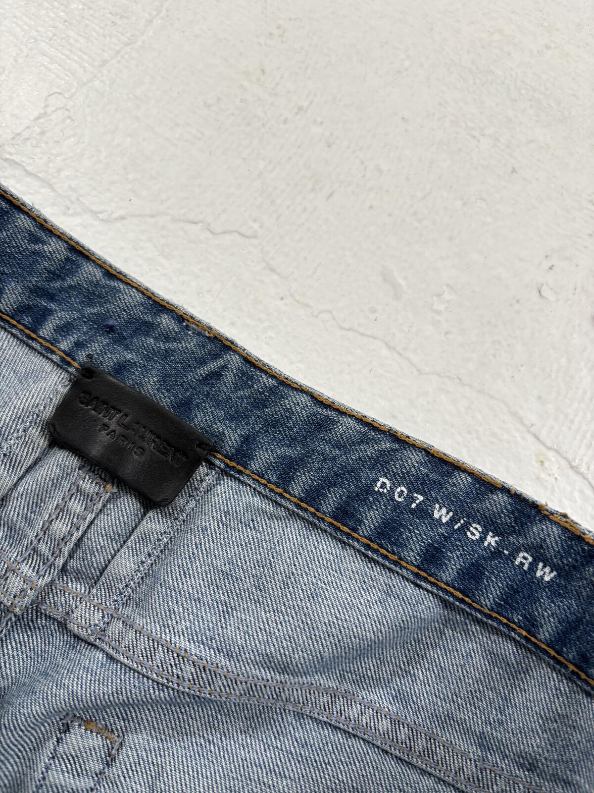 Saint Laurent 2014 D07 Crash Denim {{ color }} {{ brand }} {{ archive }} {{ season }} {{ year }} {{ hedi slimane }}