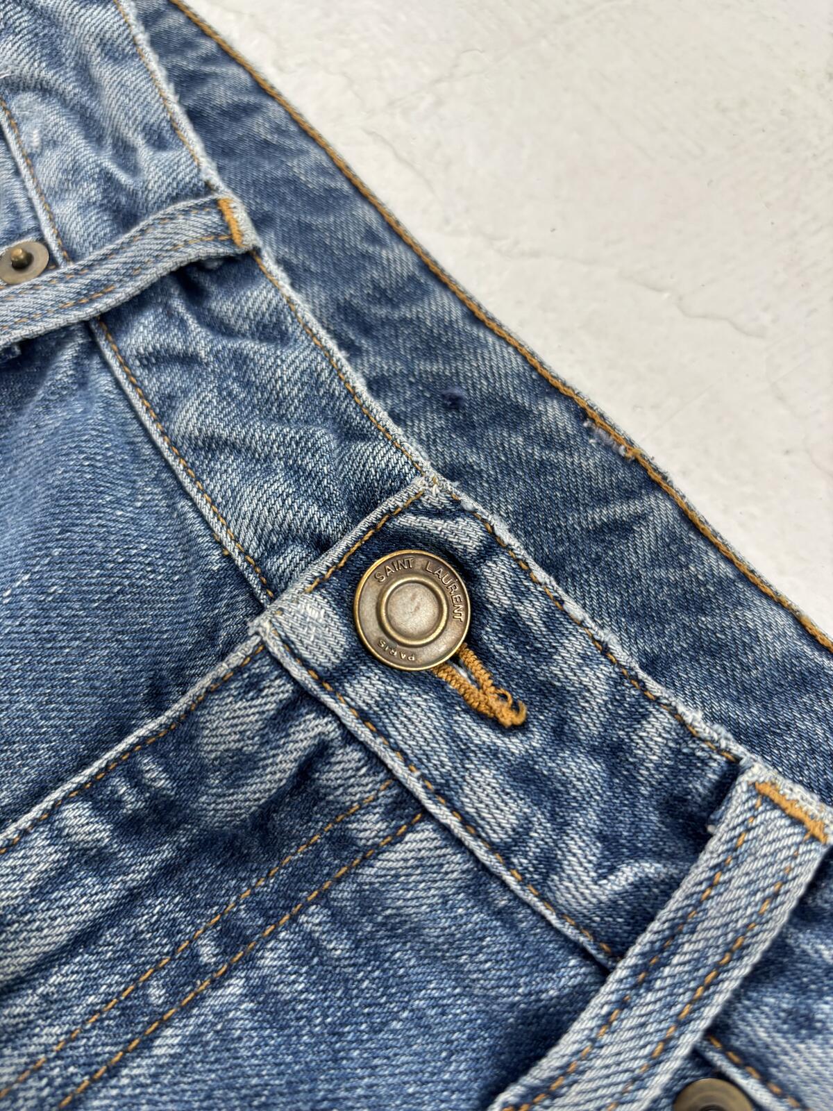 Saint Laurent 2014 D07 Crash Denim {{ color }} {{ brand }} {{ archive }} {{ season }} {{ year }} {{ hedi slimane }}