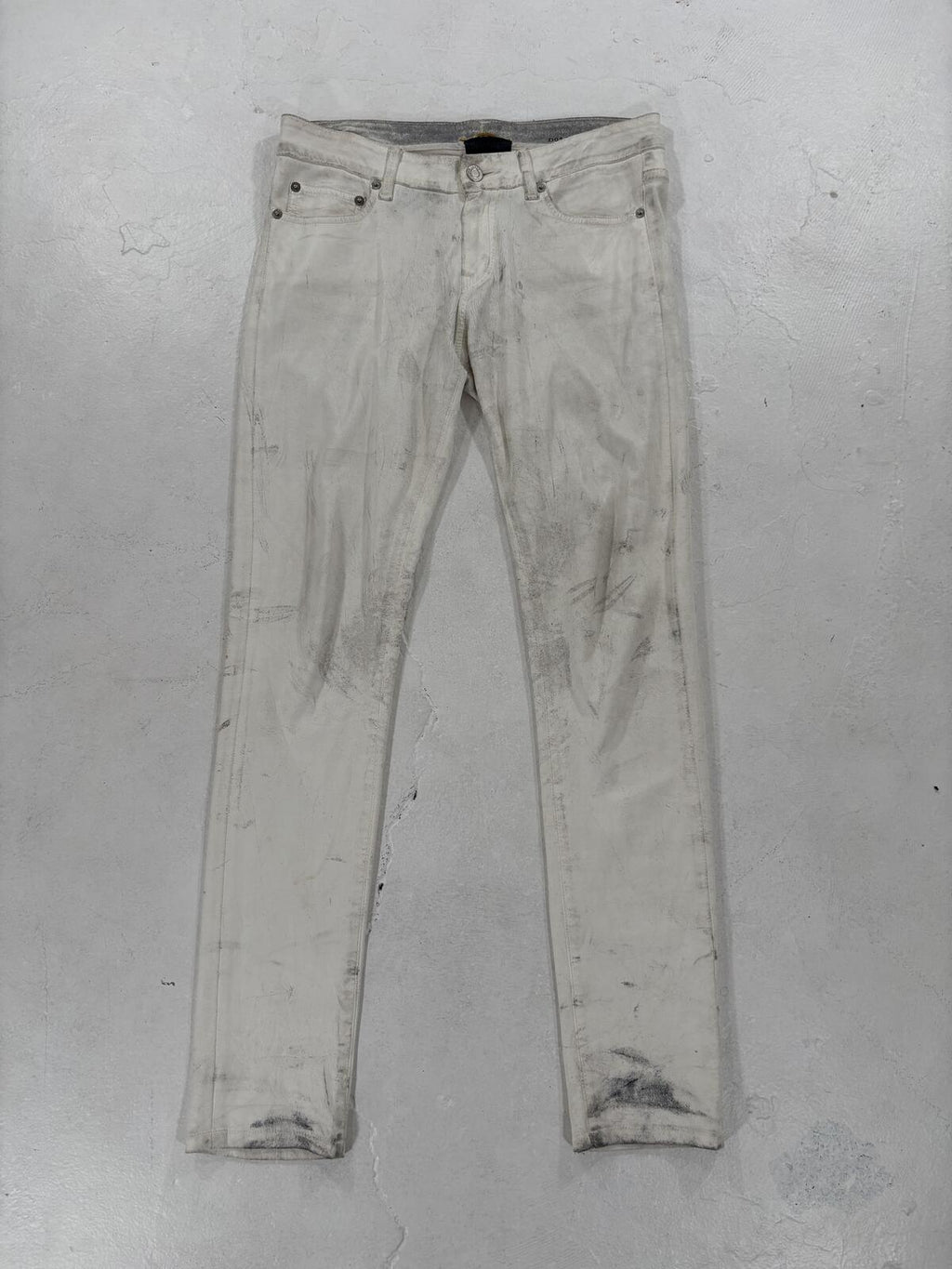 Saint Laurent 2013 White Ash Pants