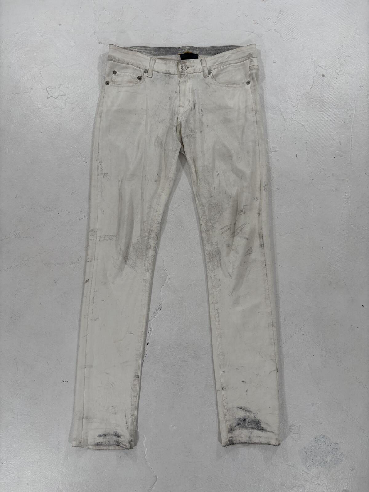 Saint Laurent 2013 White Ash Pants