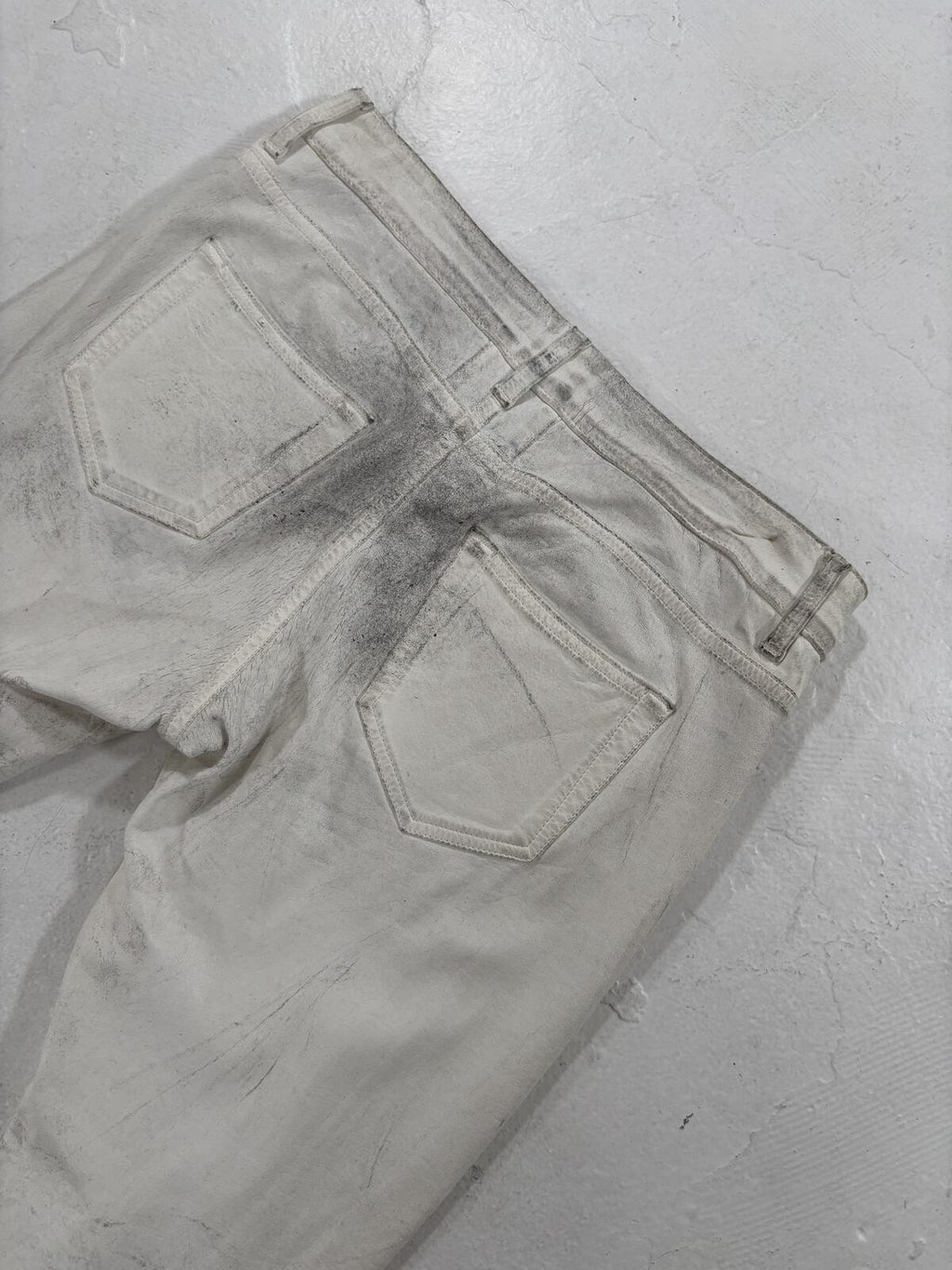 Saint Laurent 2013 White Ash Pants