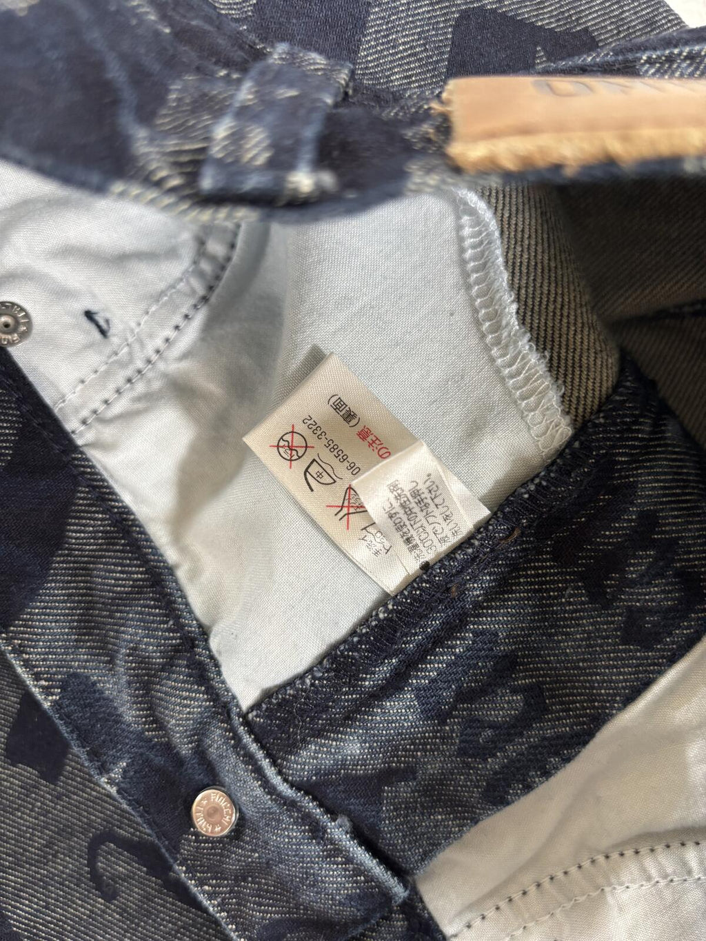 Moschino Old English Newspaper Denim