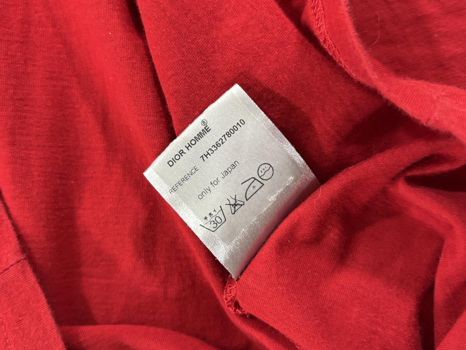 Dior Homme AW2007 Red Shirt