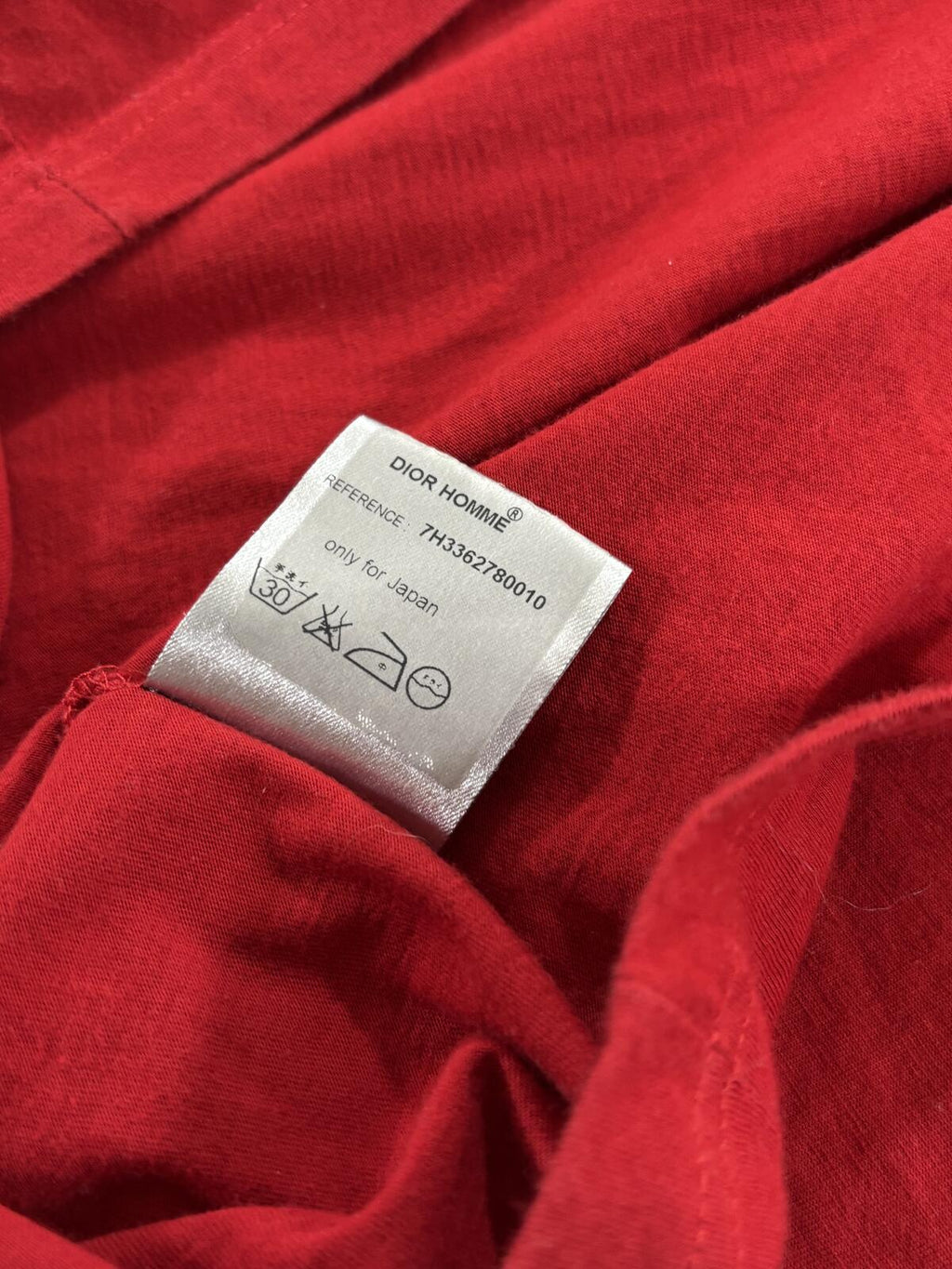 Dior Homme AW2007 Red Shirt