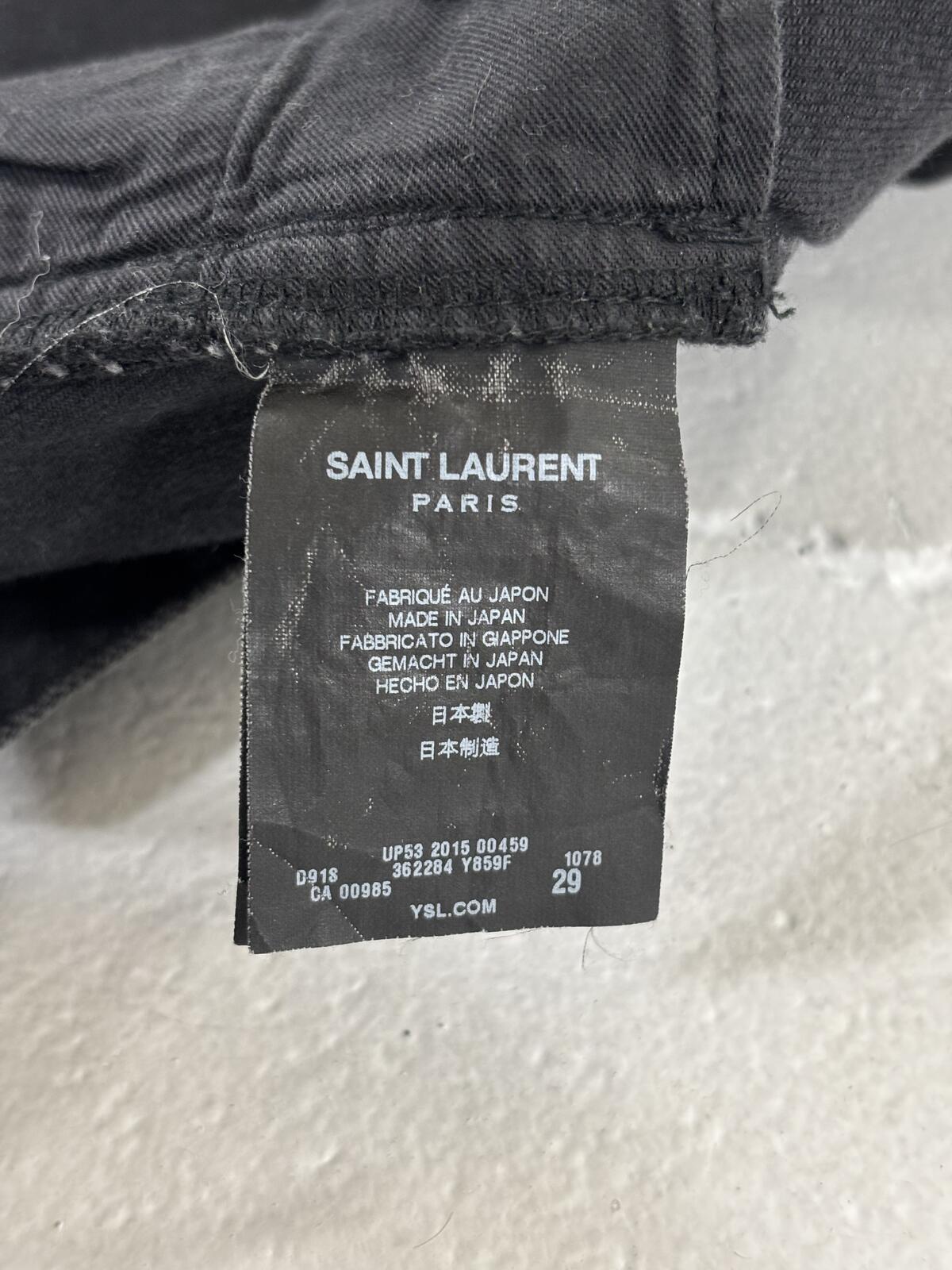 Saint Laurent Black D02 Knife cuts