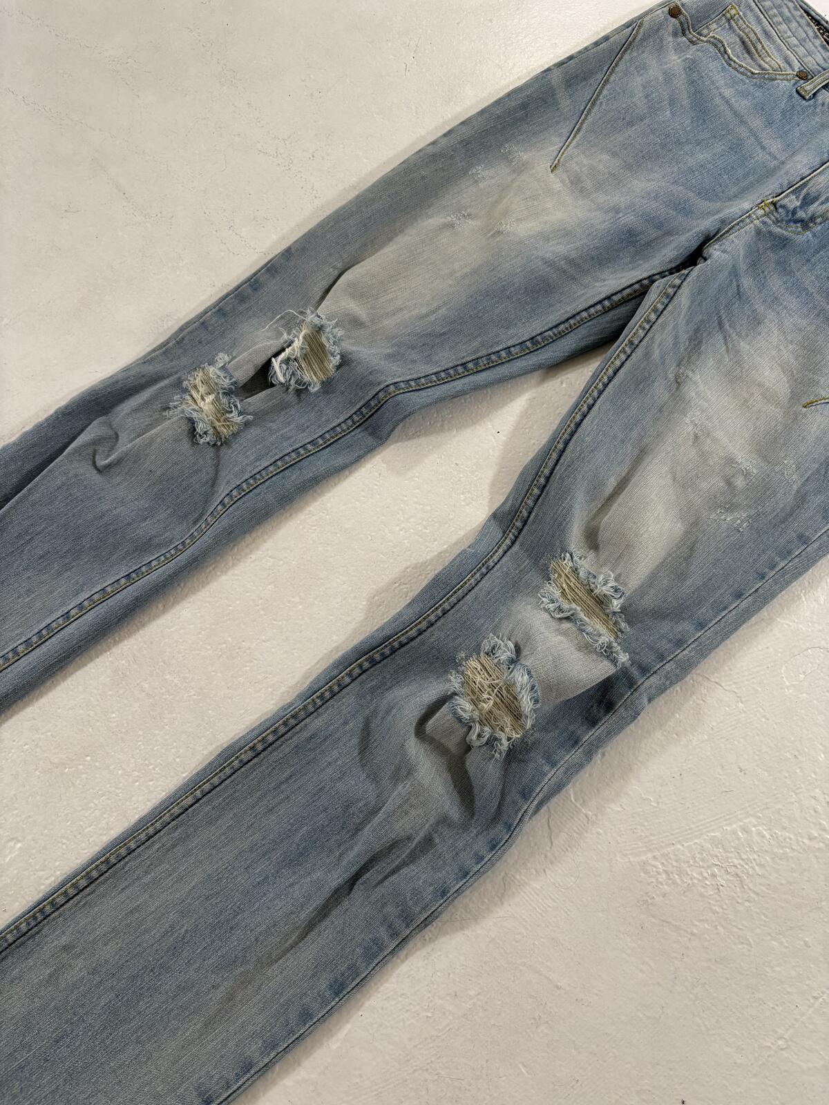 Number (N)ine Music Note Crash Denim