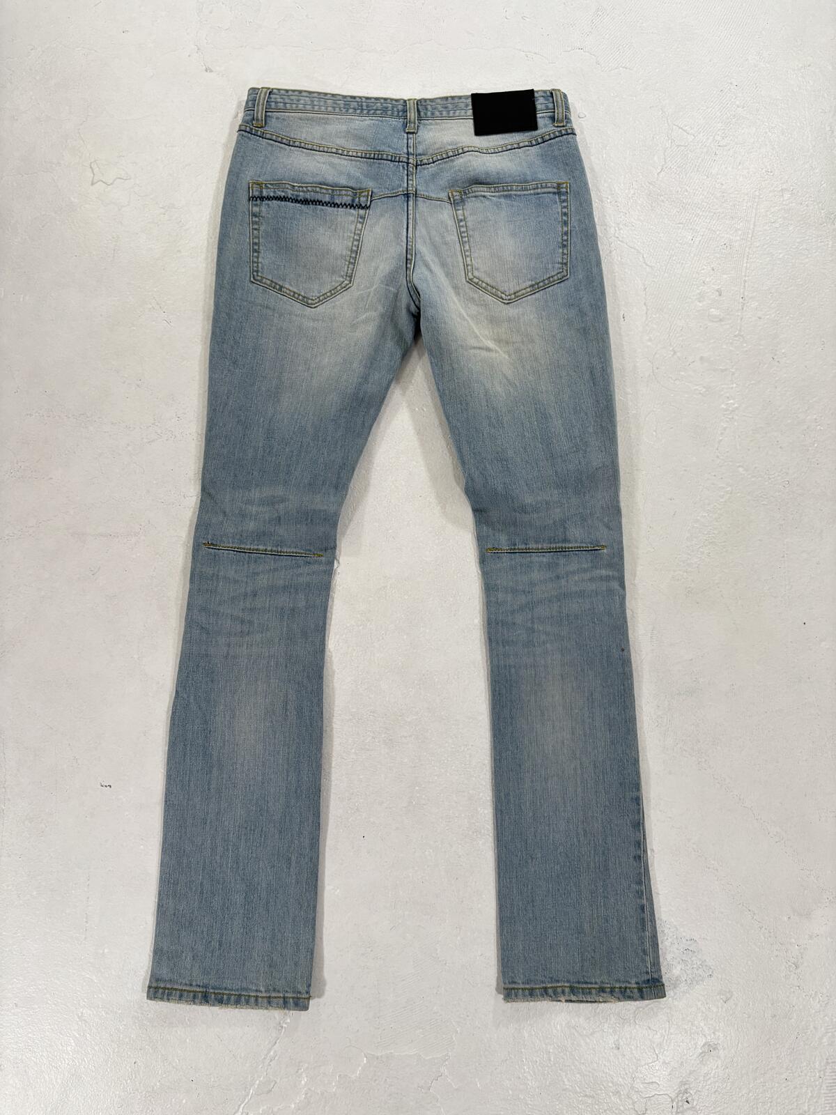 Number (N)ine Music Note Crash Denim