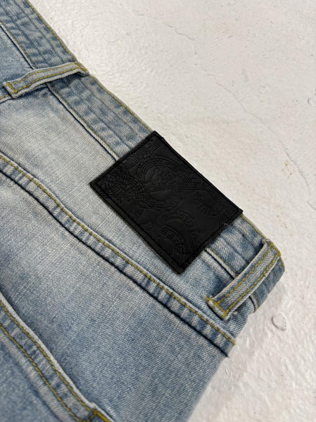 Number (N)ine Music Note Crash Denim