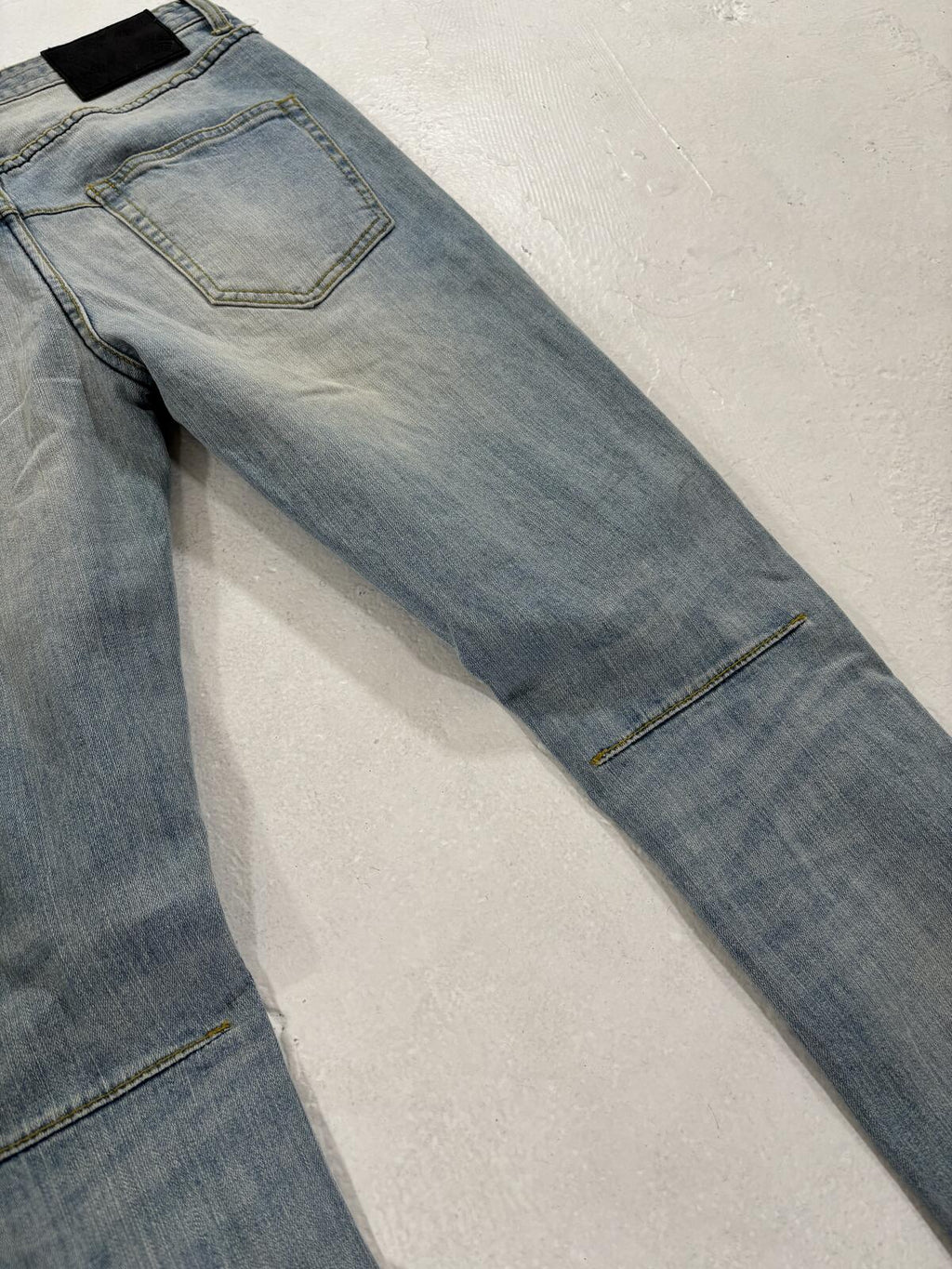 Number (N)ine Music Note Crash Denim