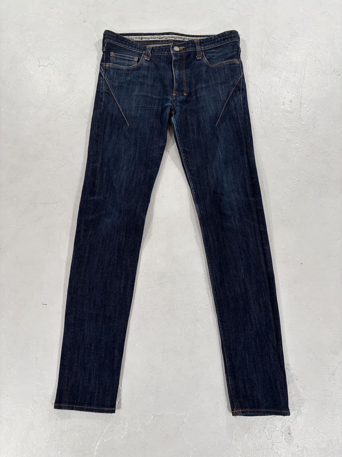 Number Nine Raw Crying Heart Denim