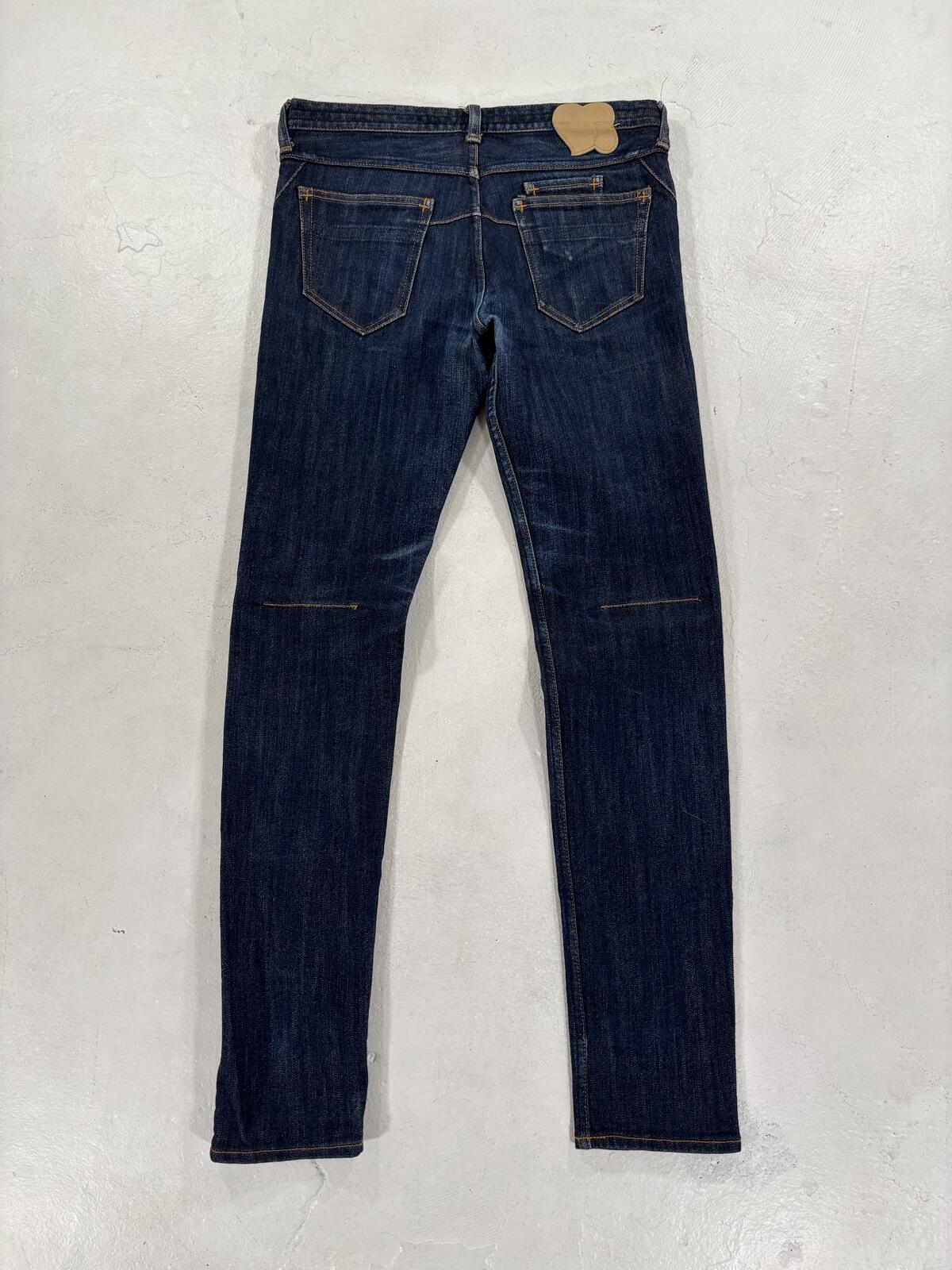 Number Nine Raw Crying Heart Denim