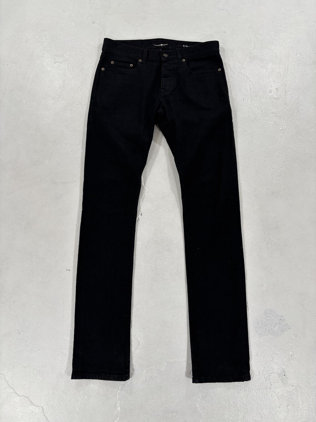 Saint Laurent Black D14 Denim