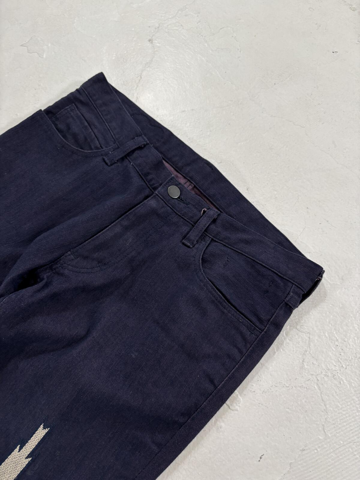 Number Nine Aw05 Purple Ortega Denim