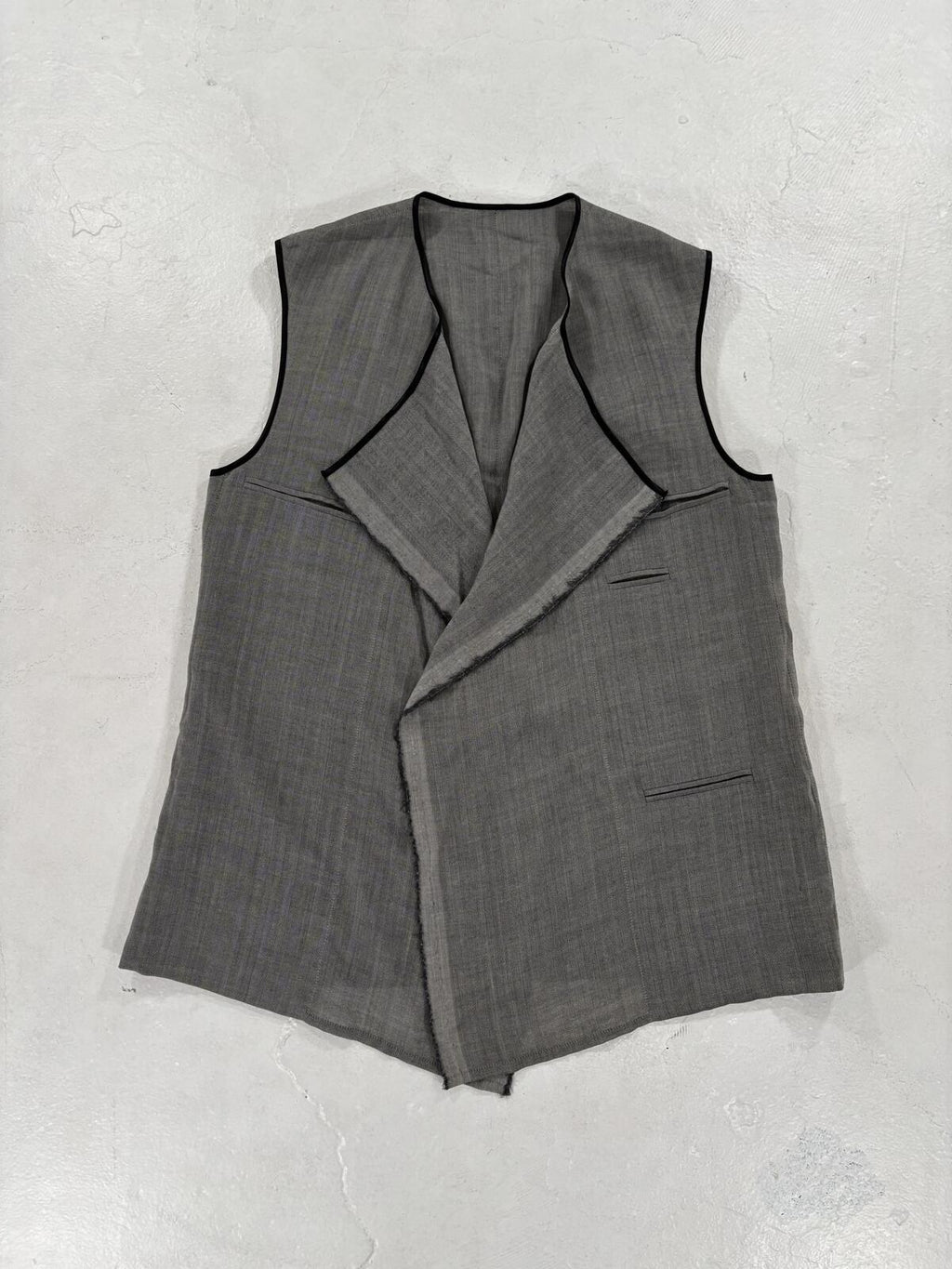 Dior Homme Aw10 Raw Edge Vest