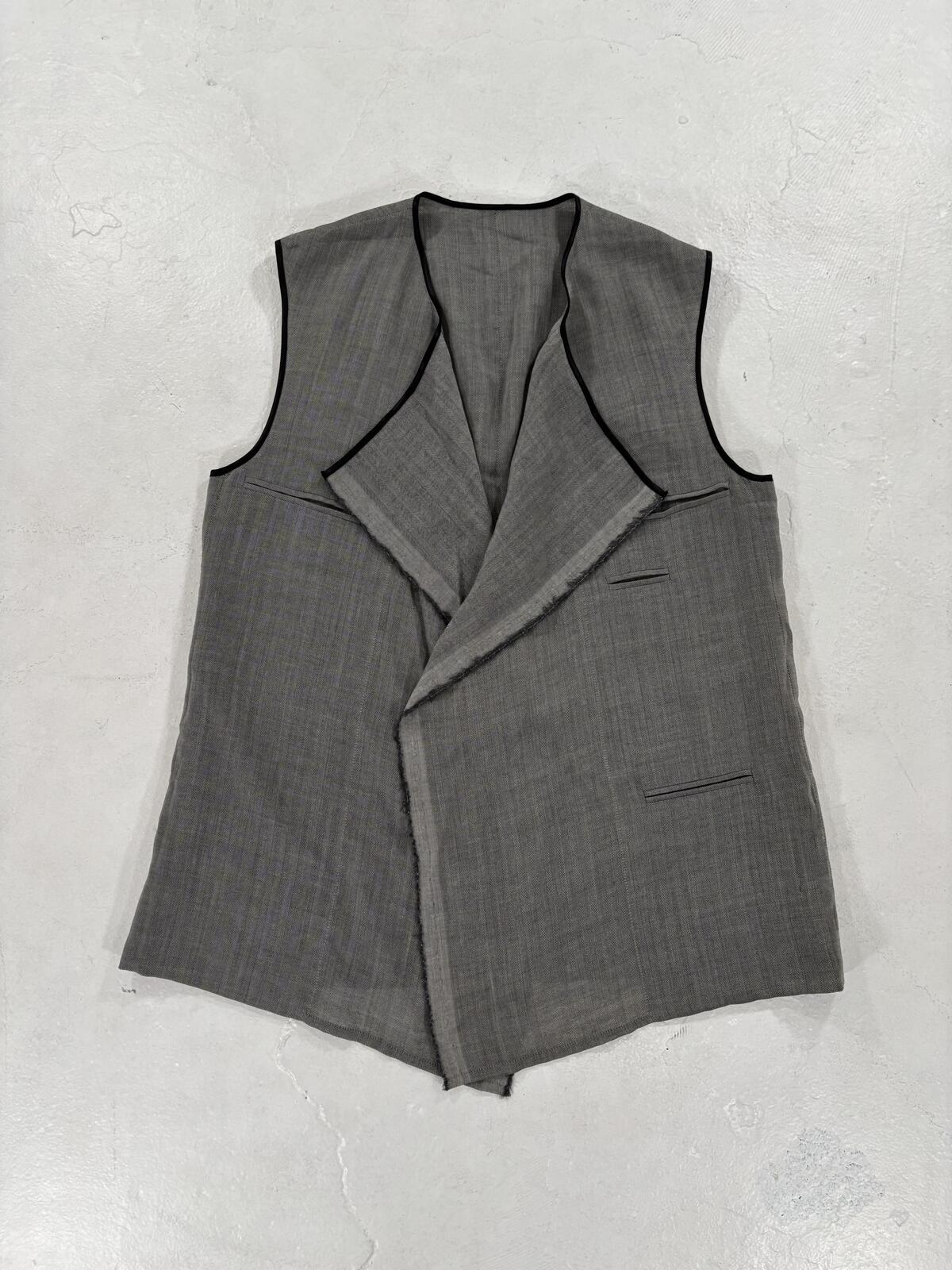 Dior Homme Aw10 Raw Edge Vest