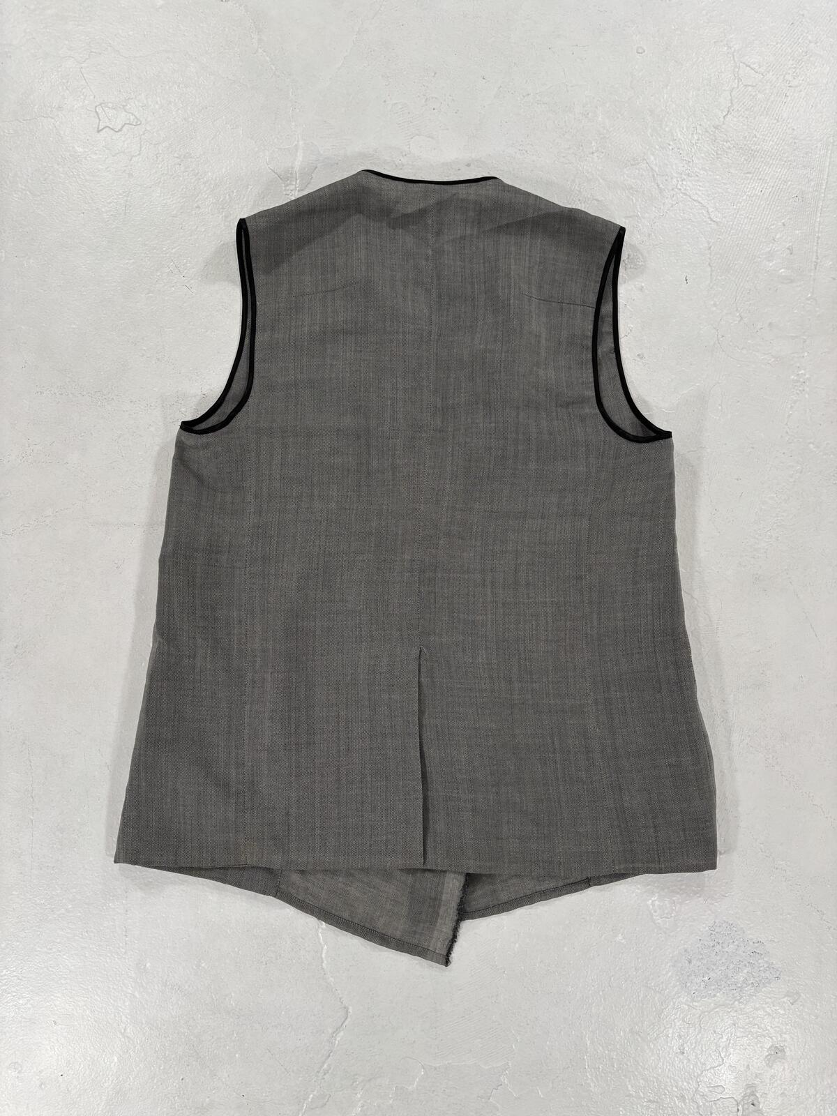Dior Homme Aw10 Raw Edge Vest