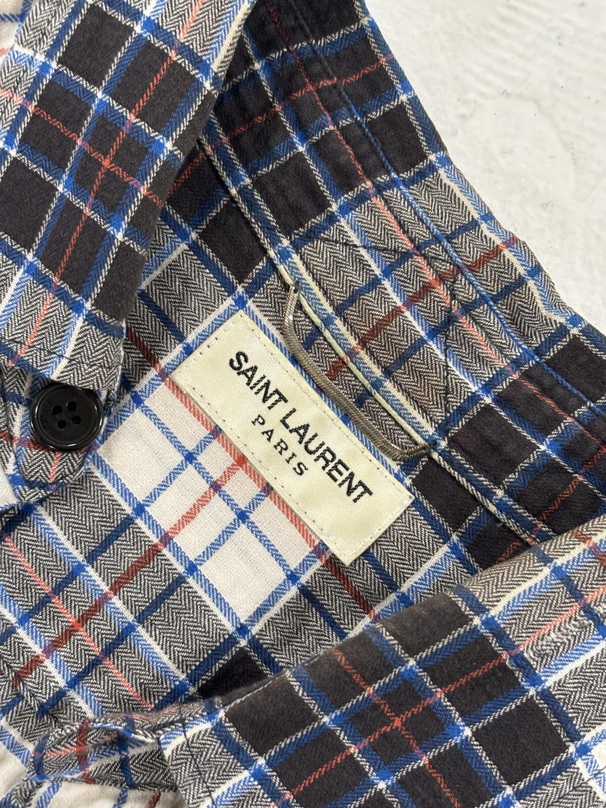 Saint Laurent Paris ss16 Surf Sound Flannel