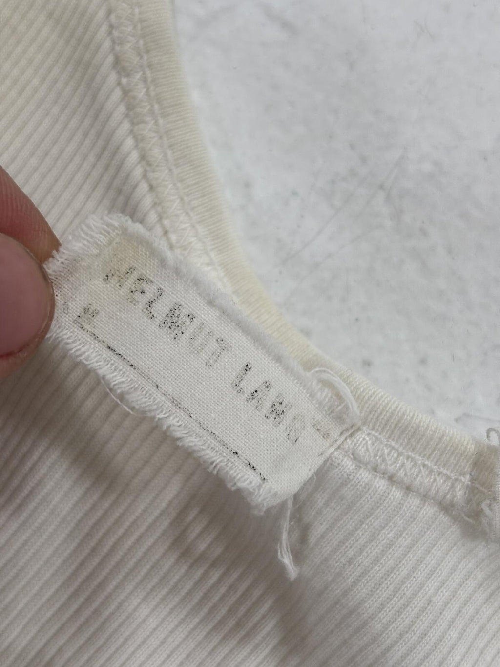 Helmut Lang Tank Top {{ color }} {{ brand }} {{ archive }} {{ season }} {{ year }} {{ hedi slimane }}