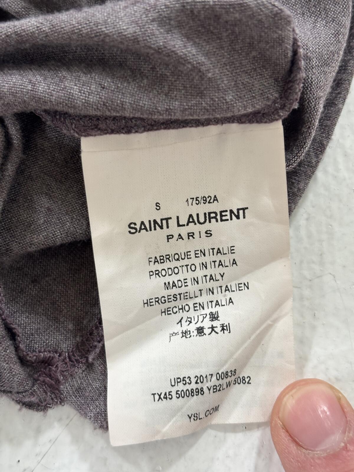 Saint Laurent Paris Logo T-Shirt