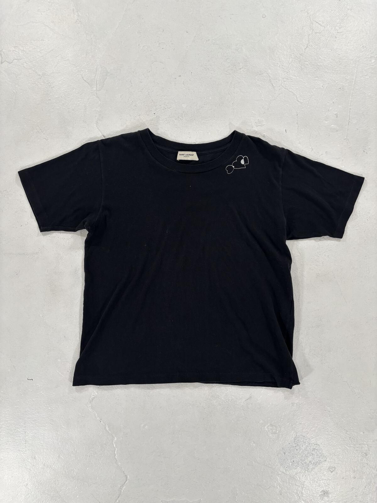 Saint Laurent Paris Heart Tee