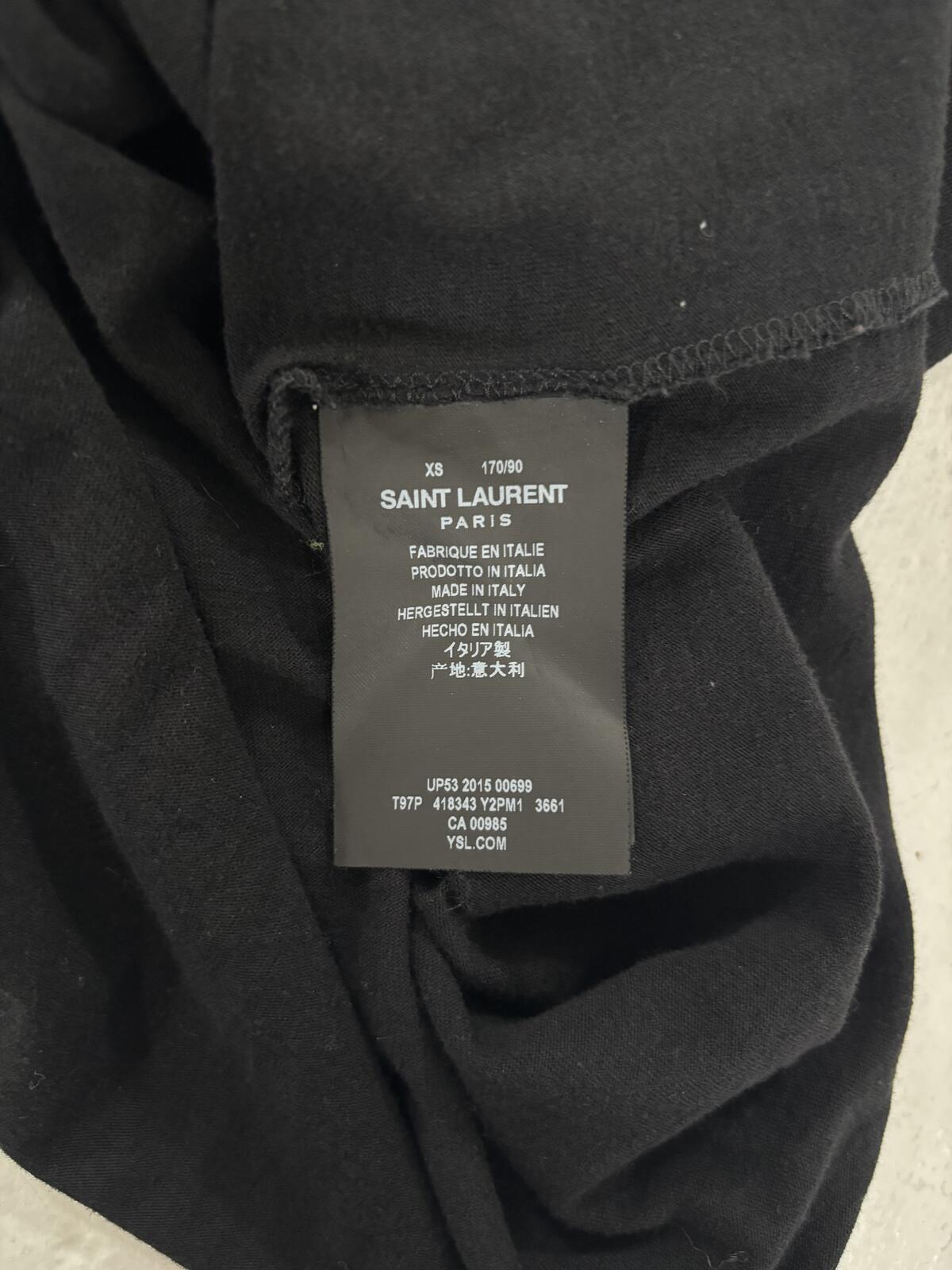 Saint Laurent Paris Baby Tee