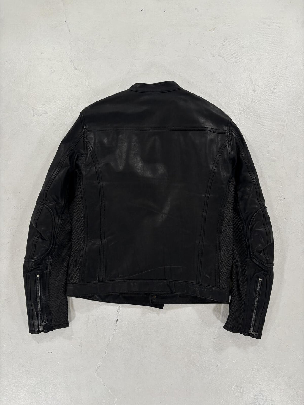 Isamu Katayama Flannel Linned Leather Jacket