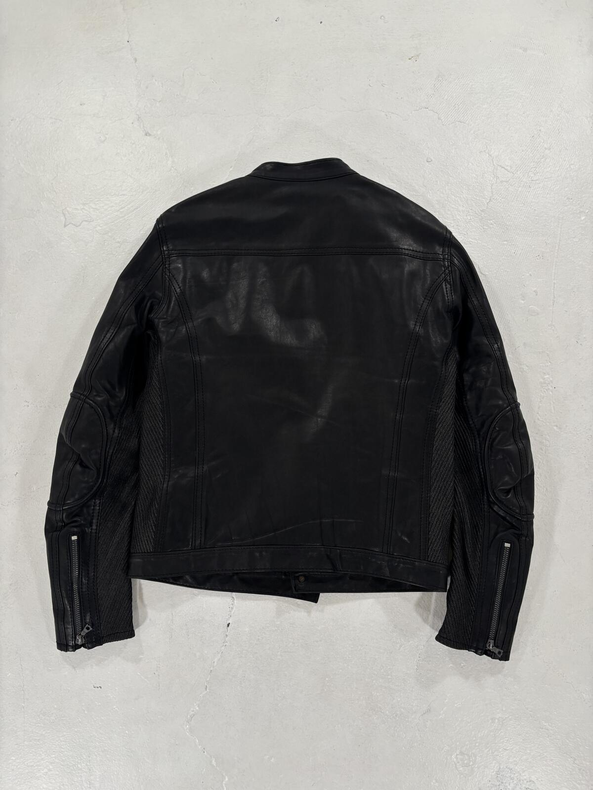 Isamu Katayama Flannel Linned Leather Jacket