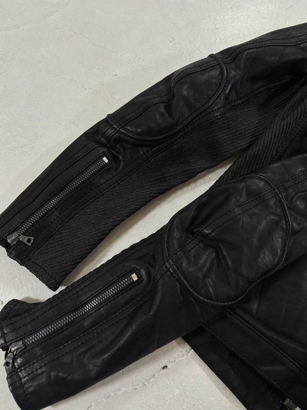 Isamu Katayama Flannel Linned Leather Jacket