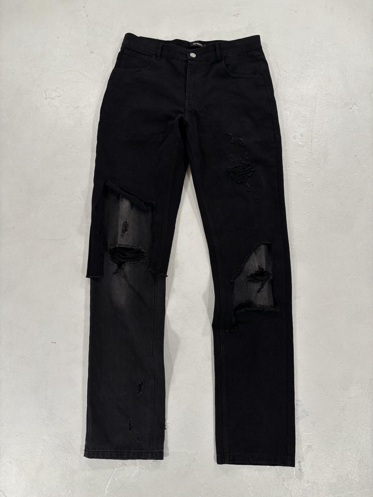 Raf Simons AW19 Destroyed Zombie Denim