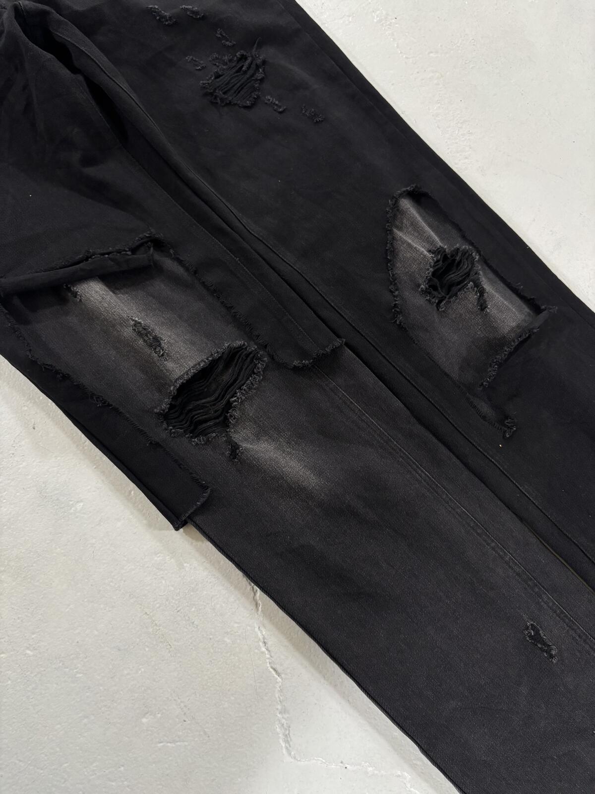 Raf Simons AW19 Destroyed Zombie Denim