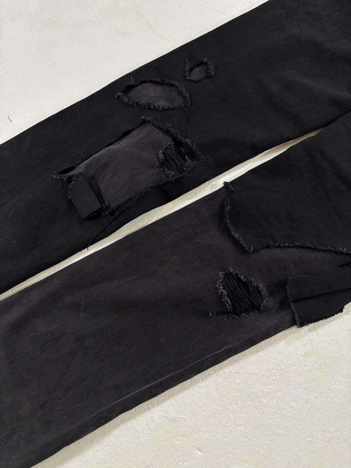 Raf Simons AW19 Destroyed Zombie Denim