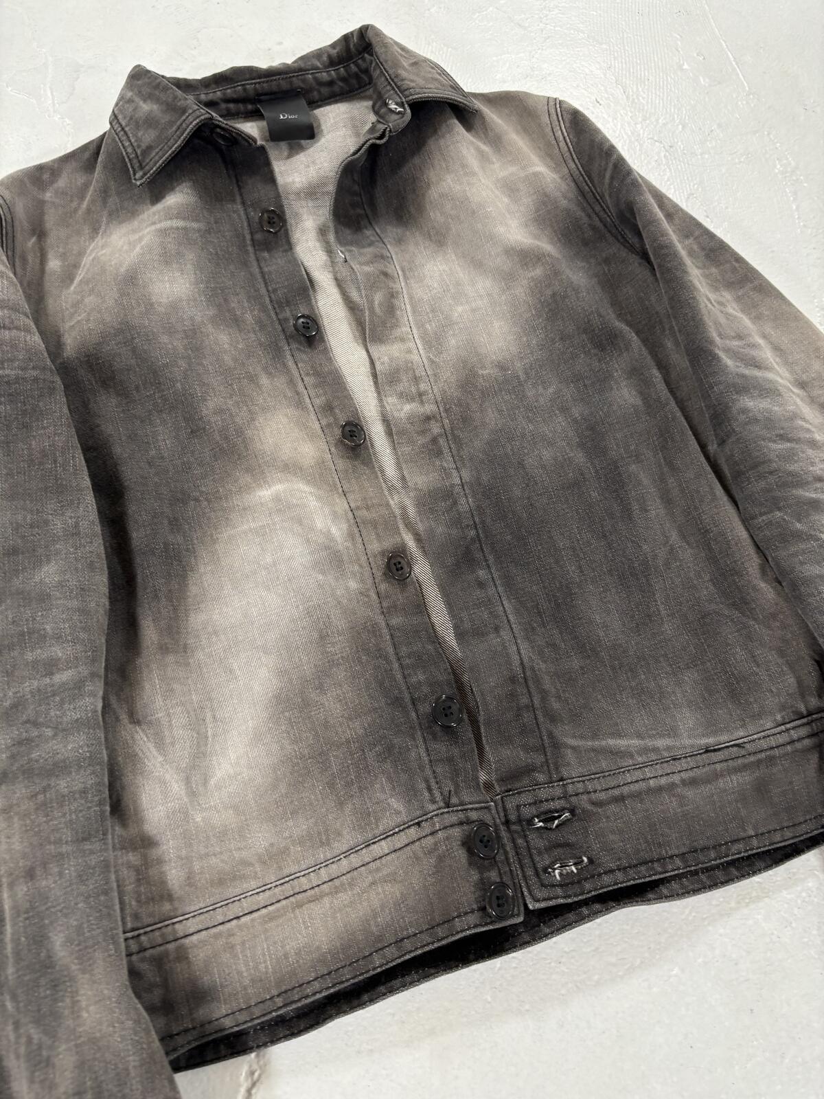 Dior Homme SS03 "Follow Me" Sun Faded Denim Jacket