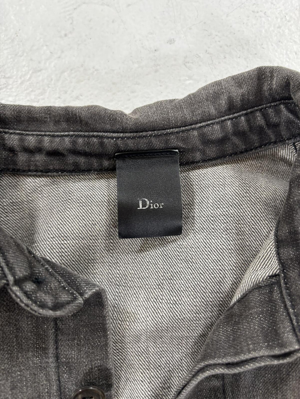 Dior Homme SS03 "Follow Me" Sun Faded Denim Jacket