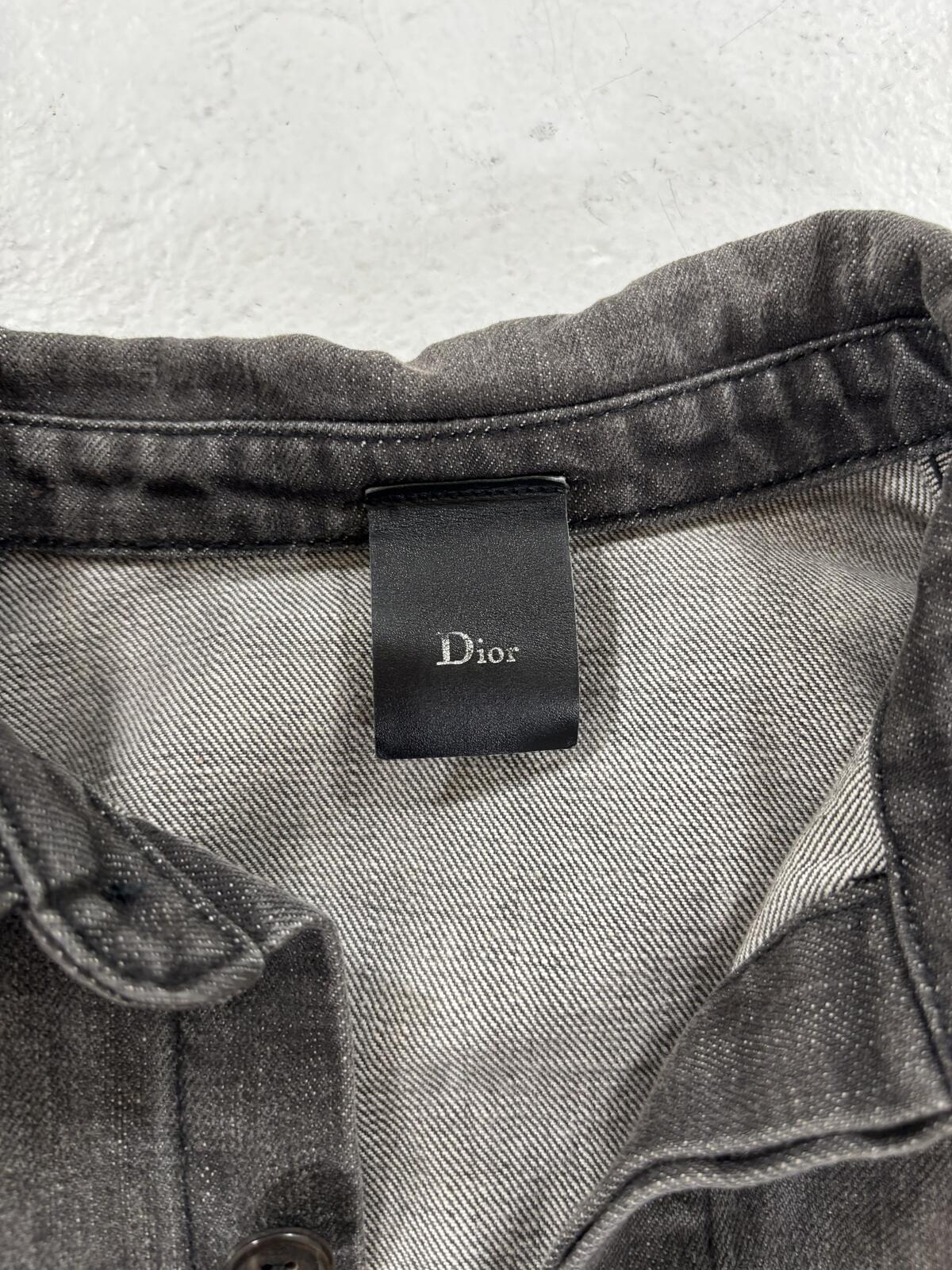 Dior Homme SS03 "Follow Me" Sun Faded Denim Jacket
