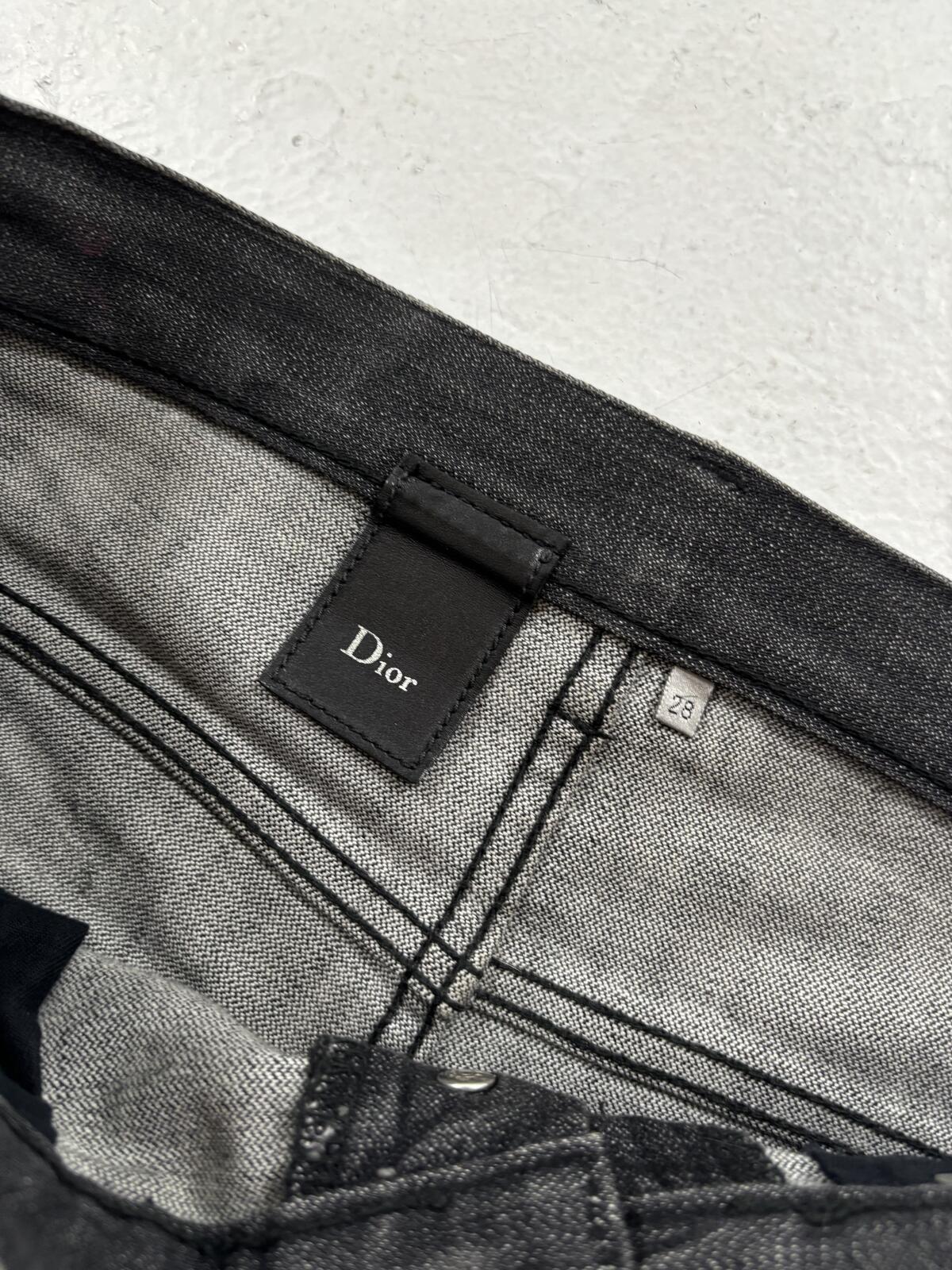 Dior Homme SS06 Washed Grey Denim